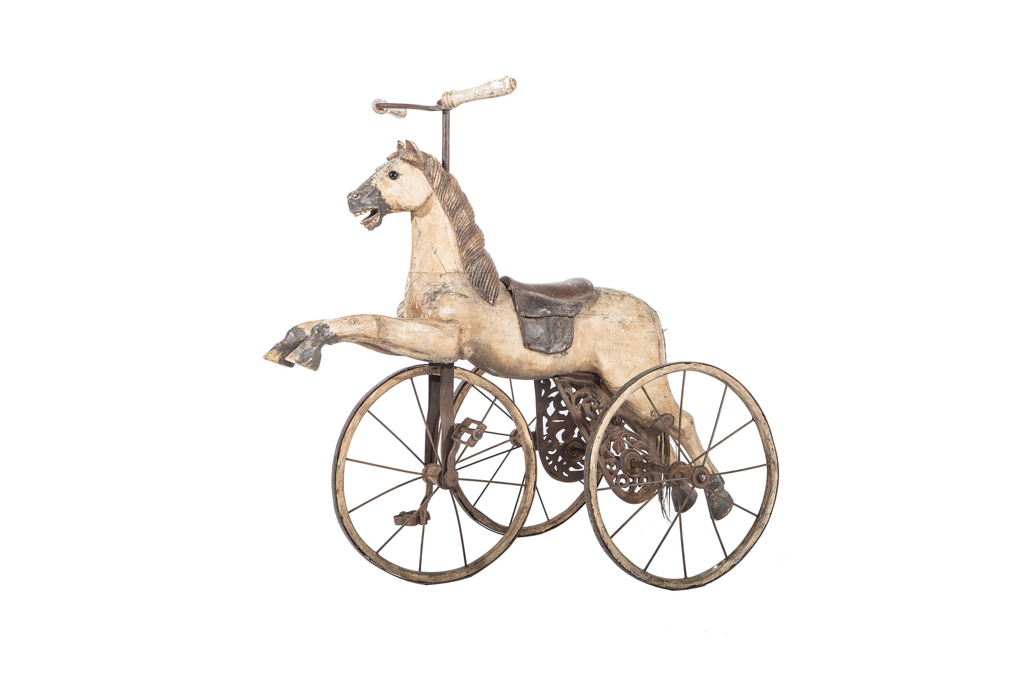 wooden horse tricycle